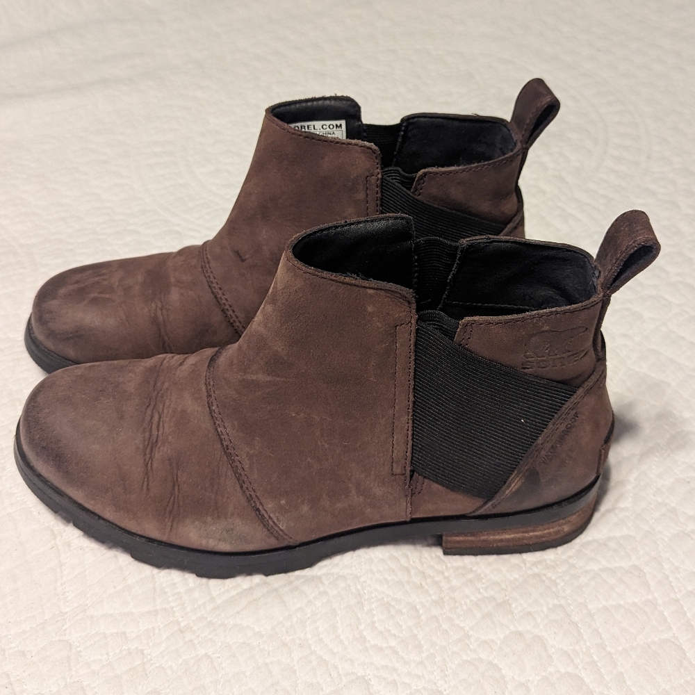 Suede Sorel Ankle Boots 8.5